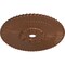 Ekena Millwork Melonie Ceiling Medallion (Fits Canopies up to 6 1/4"), 36 1/4"OD x 1 7/8"P, Polished Copper CM36MEPOS - alternate 3